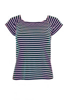 6669 HELL BUNNY VERITY TOP NVY/WHT