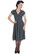 4378 HARRIET POLKA DOT DRESS, GRY