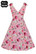 40142 HELL BUNNY ANA ROSE MEKKO  - valmistuksessa käytetty kierrätysmateriaalia