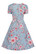 40145 HELL BUNNY JULIANNA MEKKO - valmistuksessa käytetty kierrätysmateriaalia
