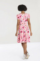 40144 HELL BUNNY JOLIE ROSE DRESS - recycled material used in the manufacture