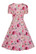 40144 HELL BUNNY JOLIE ROSE DRESS - recycled material used in the manufacture