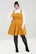 40006 HELL BUNNY WONDER YEARS PINAFORE DRESS, MUSTARD
