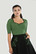 60052 HELL BUNNY WARLOCK TOP,  BLK/GRN