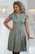 40155 HELL BUNNY NICOLE pikkukukkainen 40-luvun tyylin mekko