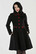 80013 HELL BUNNY TIDDLYWINKS COAT, BLK