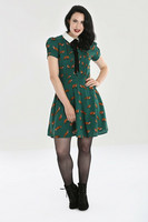 40042 HELL BUNNY VIXEY DRESS, GRN