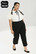 50102 HELL BUNNY CARLIE CIGARETTE TROUSERS, BLK