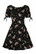40178 HELL BUNNY BOBBY SUE A-linjainen kukallinen viskoosimekko