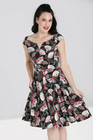 40175 HELL BUNNY LANAH japaniaiheinen polvimittainen mekko