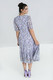 40179 HELL BUNNY WILLOW SPARROW lavendelin värinen sifonkimekko hihoilla