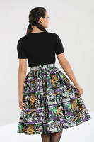 50087 HELL BUNNY BE AFRAID 50´S SKIRT