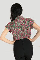 60124 HELL BUNNY EFFIE BLOUSE