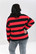 60109 HELL BUNNY NEVERMIND OVERSIZE CARDIGAN, BLK/RED