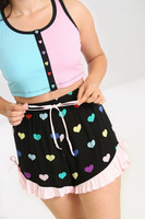 50161 HELL BUNNY MIMI SHORTS