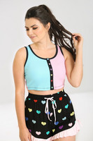 60134 HELL BUNNY MIMI CROP TOP