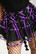 50150 HELL BUNNYN CHAI tututyylinen minihame, musta/violetti