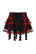 50150 HELL BUNNYN CHAI  tututyylinen minihame,musta/punainen