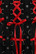 50150 HELL BUNNYN CHAI  tututyylinen minihame,musta/punainen