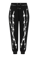 50159 HELL BUNNY BARBED WIRE JOGGERS