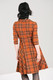 40204 HELL BUNNY TAWNY MID DRESS