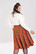 50142 HELL BUNNY TAWNY tartankuosinen vintage-tyylinen kellohame
