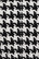 60129 HELL BUNNY BLAKE mustavalkoinen kukonaskelkuosinen pusero