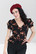 60122 HELL BUNNY ORLA kukkakuosinen peplum pusero