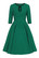 40218 HELL BUNNY PARADISIUM 50-luvun tyylin sydänprinttikuosinen mekko