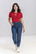50187 HELL BUNNY STRAWBERRY DENIM JEANS