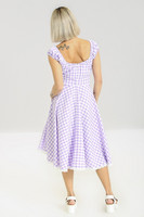 40243 HELL BUNNY BB 50-luvun tyylin kellohelmainen ginghamruutumekko