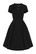 40210 HELL BUNNY RILEY musta leveähelmainen hihallinen mekko