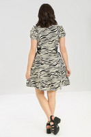 40230 HELL BUNNY ZEBRA MINI DRESS