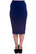 5324 HELL BUNNY JONI PENCIL SKIRT, NVY