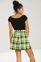 50202 HELL BUNNY ALICIA MINI SKIRT, GRN
