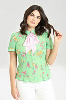 60141 HELL BUNNY ADELINA BLOUSE