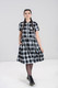 40211 HELL BUNNY AVRIL RUUTUKUOSINEN MUSTAHARMAA POLVIMITTAINEN MEKKO