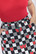 50190 HELL BUNNY GINBERRY mustavalkoharmaaruutuinen minimittainen hame