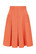 50220 HELL BUNNY ZORA oranssi/mustaruutuinen polvimittainen hame taskuilla