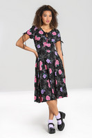 40284 HELL BUNNY ELOISE MID DRESS