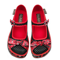 HCD200  ROCKABILLY Mary Jane Platform