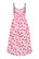 40250 HELL BUNNY LOLLIES  tikkarikuvioinen pinkki viskoosinen maximekko