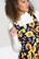 40307 HELL BUNNY SUNFLOWER lappumekko auringonkukkaprintillä, dark navy