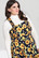 40307 HELL BUNNY SUNFLOWER lappumekko auringonkukkaprintillä, dark navy