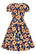 40308 HELL BUNNY SUNFLOWER 50`S DRESS