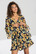 40309 HELL BUNNY SUNFLOWER MINI sifonkinen mekko auringonkukkaprintillä