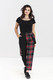 50174 HELL BUNNY HEATHER TROUSERS