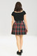 50173 HELL BUNNY HEATHER MINI SKIRT