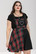 40239 HELL BUNNY HEATHER PINAFORE DRESS