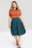 50209 HELL BYNNY RAVENWOOD SKIRT, petrol